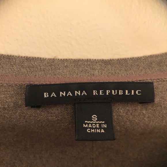 Banana Republic Silk Blend Brown Cardigan Sweater - Picture 4 of 6